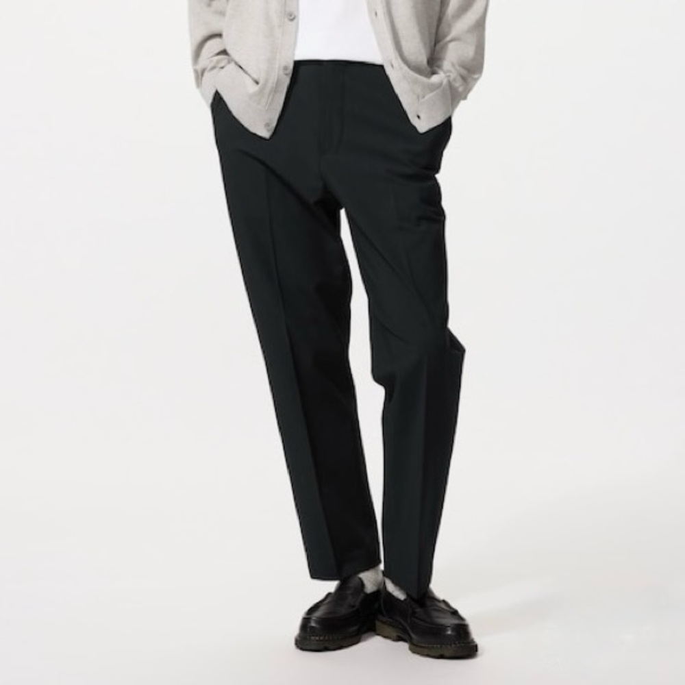 Uniqlo smart ankle dress pants black